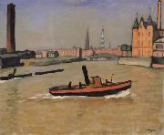 Marquet, Albert The Port of Hamburg oil on canvas